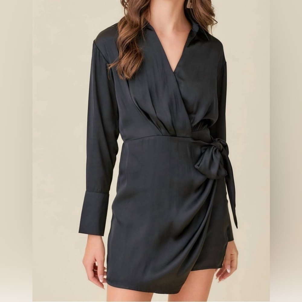 Mustard Seed - Wrapped Up In You Dress In Black